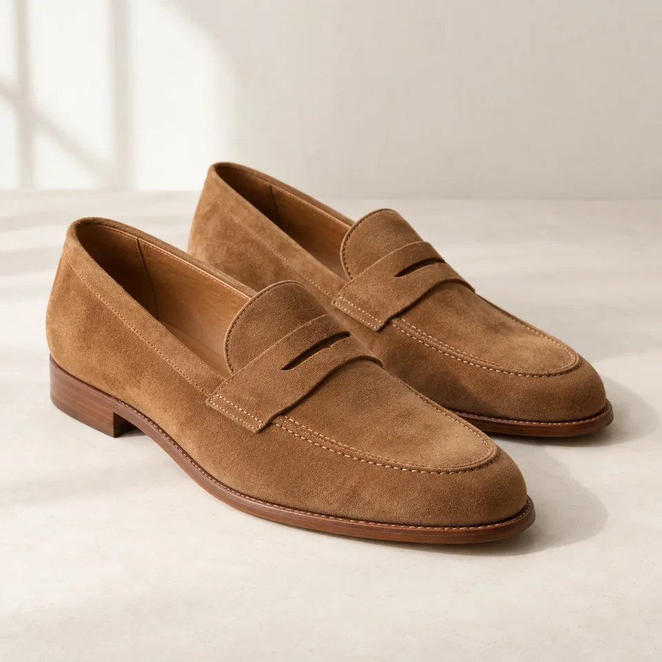 Suede Penny Loafer