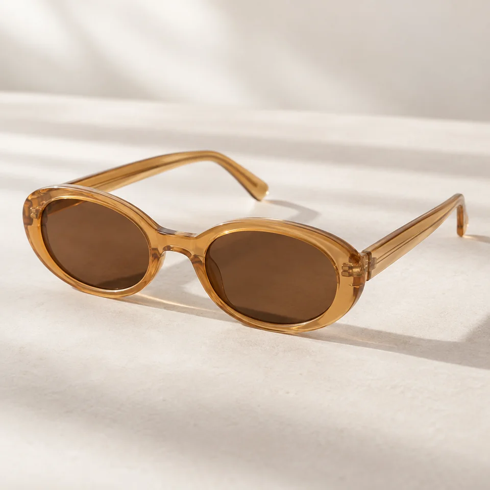 Oval Frame Sunglasses