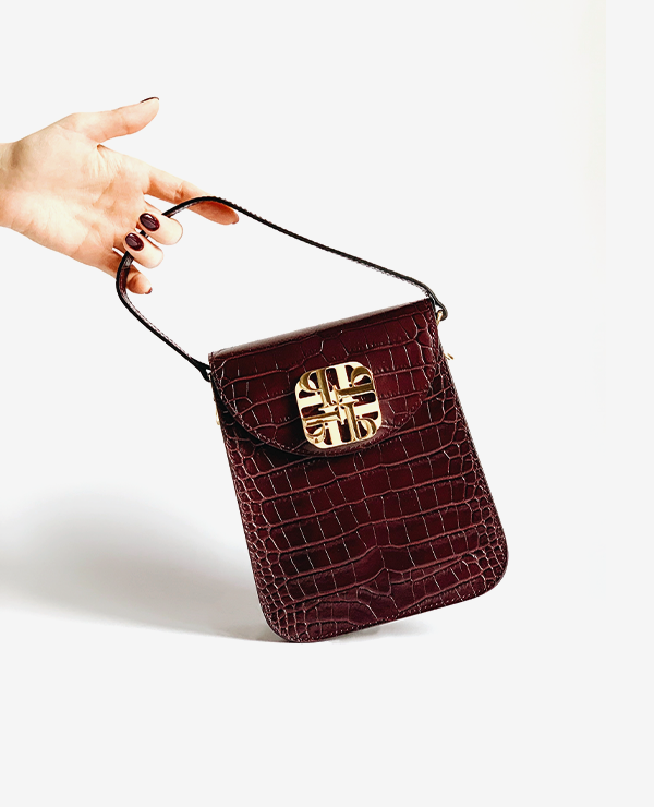 Merlot Bucket Bag