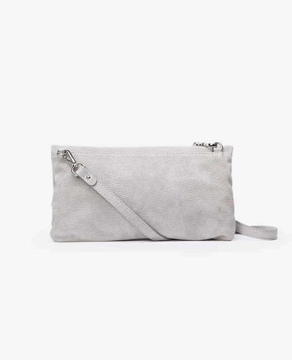 Silver Envelope Clutch